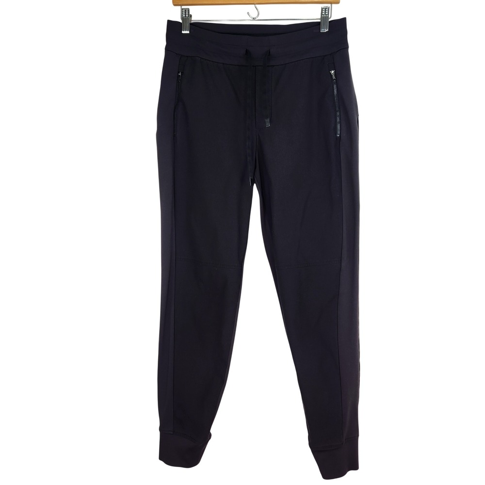 Athleta Headlands Hybrid Trek Jogger Pants Black Womens Size 8 Hiking Athleisure